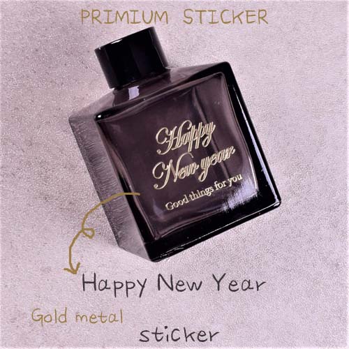 HAPPY NEW YEAR 해피뉴이어 신년 골드 스티커/낱개 판매