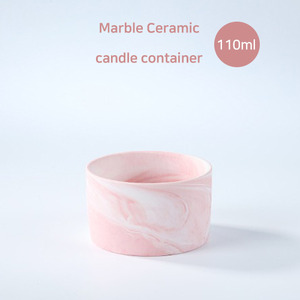 마블캔들용기 무광 핑크 110ml (4온즈-소)